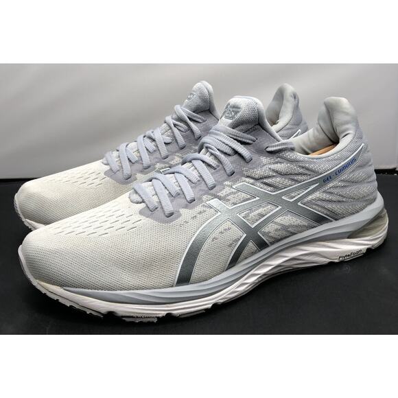 ASICS GEL Cumulus Gray Knit Running Shoes 1011A809 Mens Size 11.5 Fast Ship - Picture 10 of 12